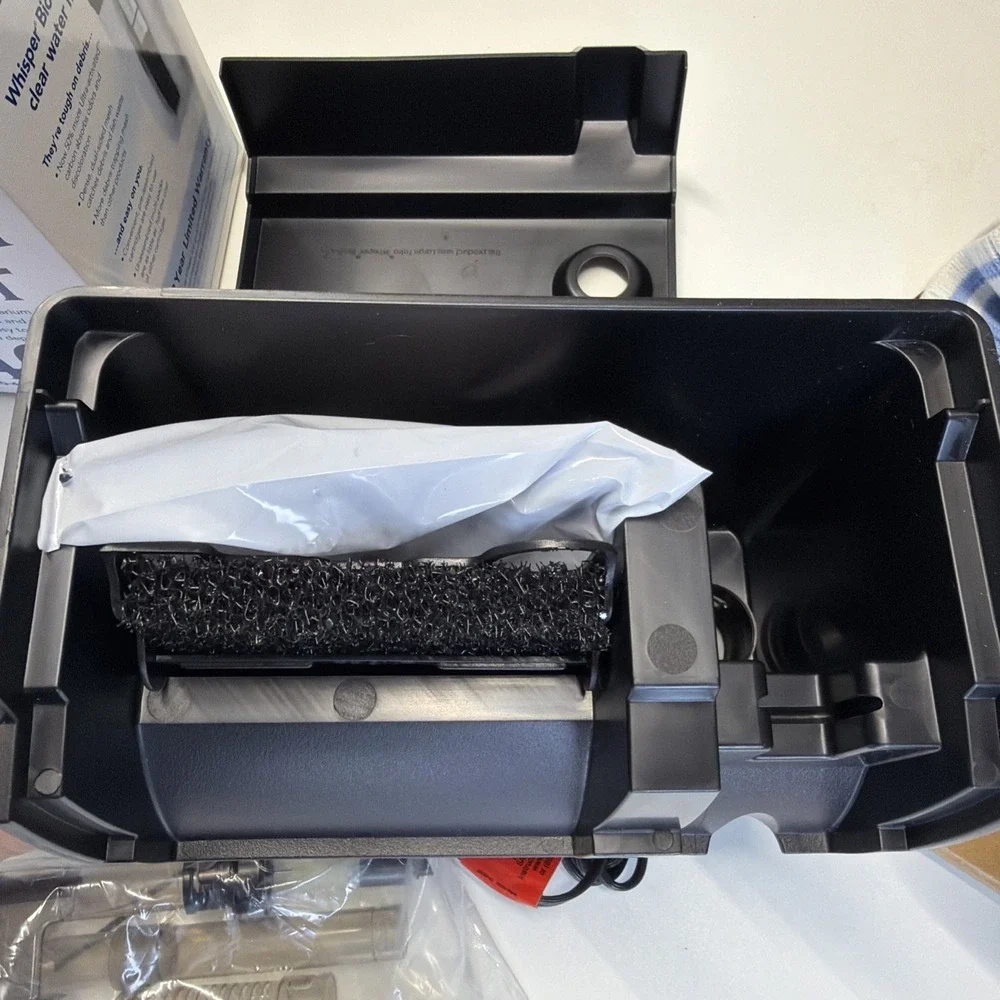 TETRA WHISPER 40 POWER FILTER 200 GPH for  AQUARIUMS up to 40 GALLONS